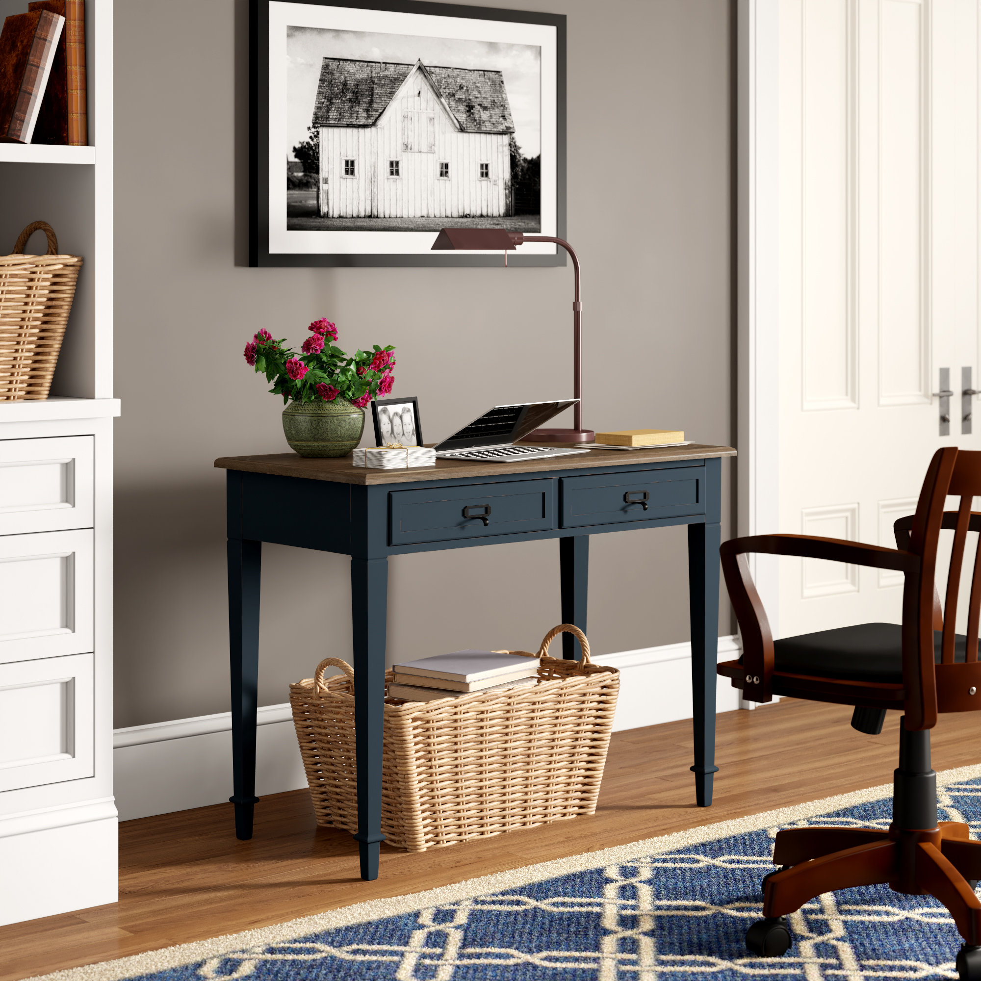 Wayfair blue desk discount